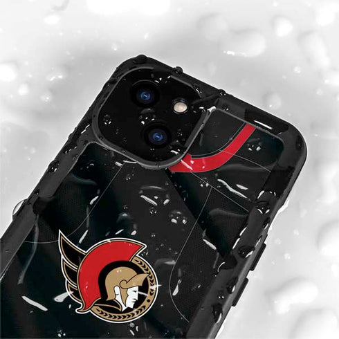 NHL Ottawa Senators Home Jersey iPhone 15 Plus Waterproof Case